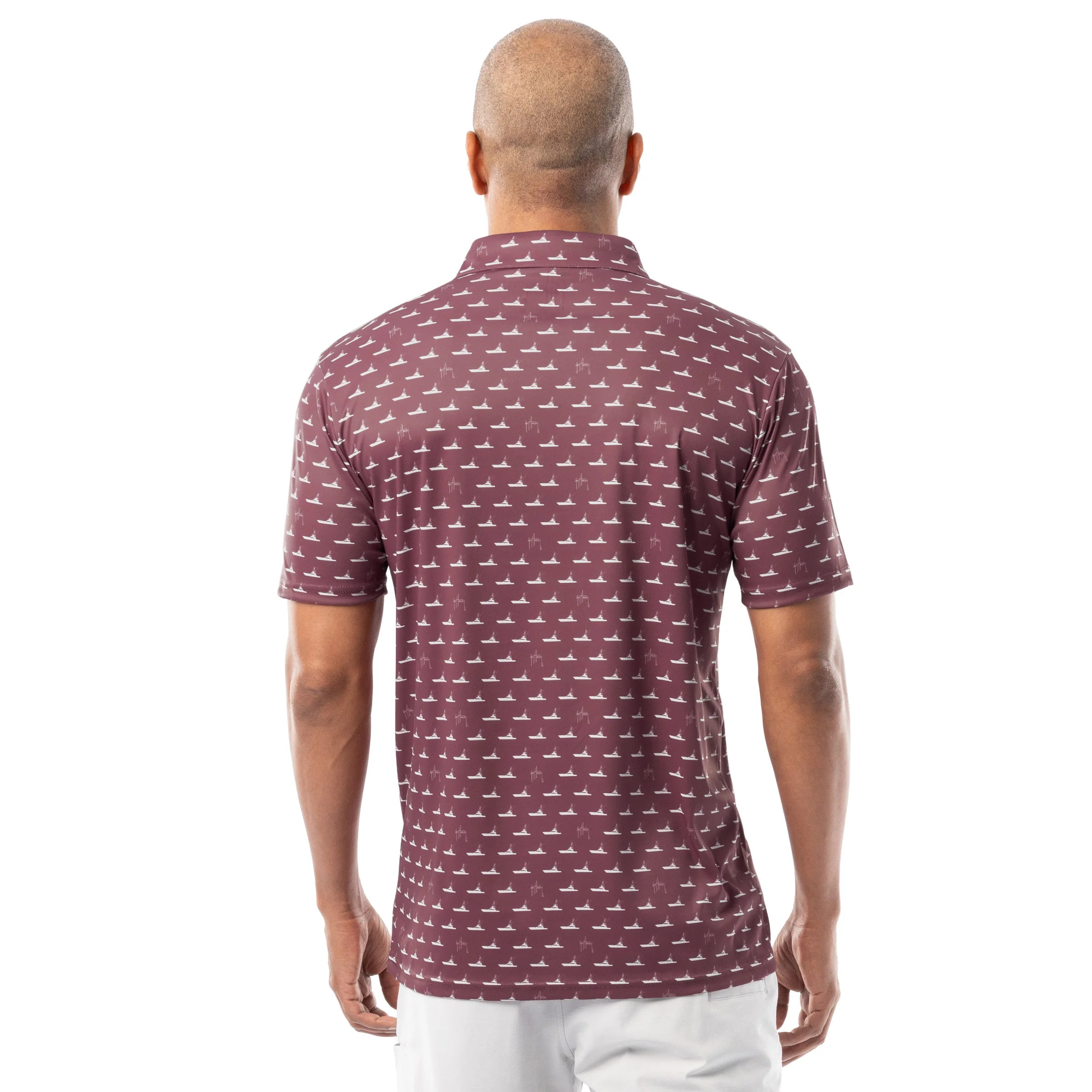 Marlin Tech Performance Polo - Red Fleet - Image 2