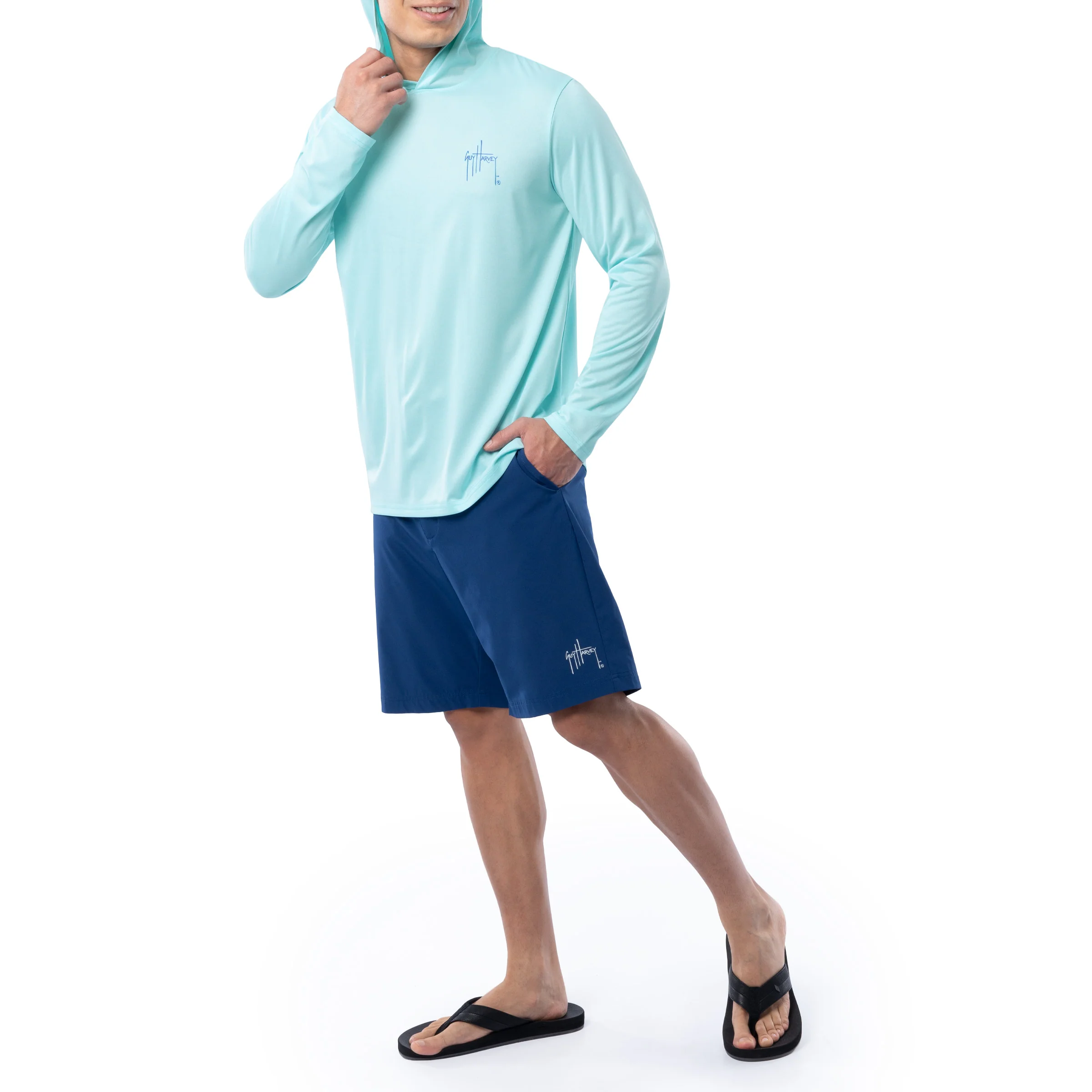 Men's RWB Scribble Long Sleeve Performance Hoodie - Image 8