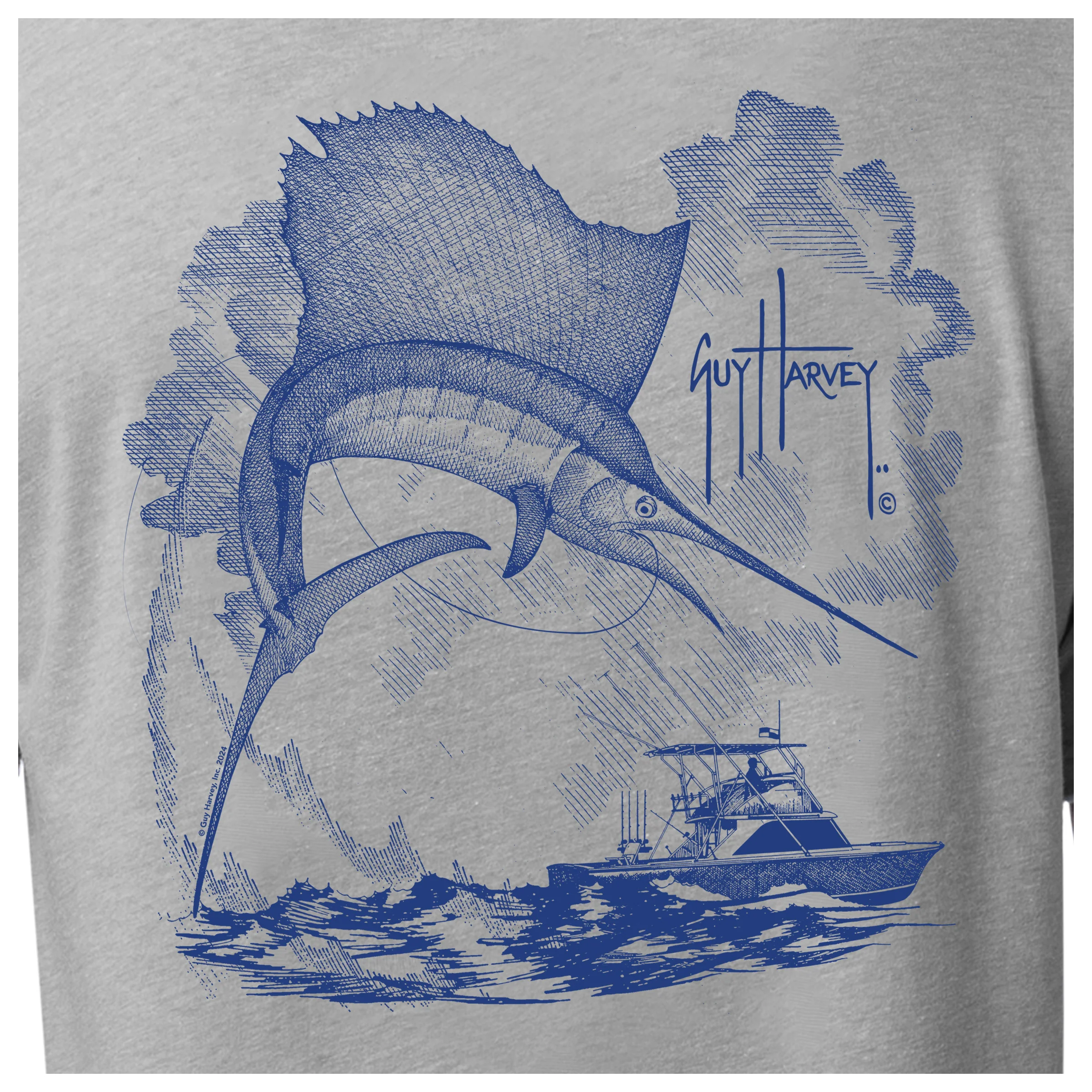 Lightweight Tee - Sail Crosshatch - Image 4