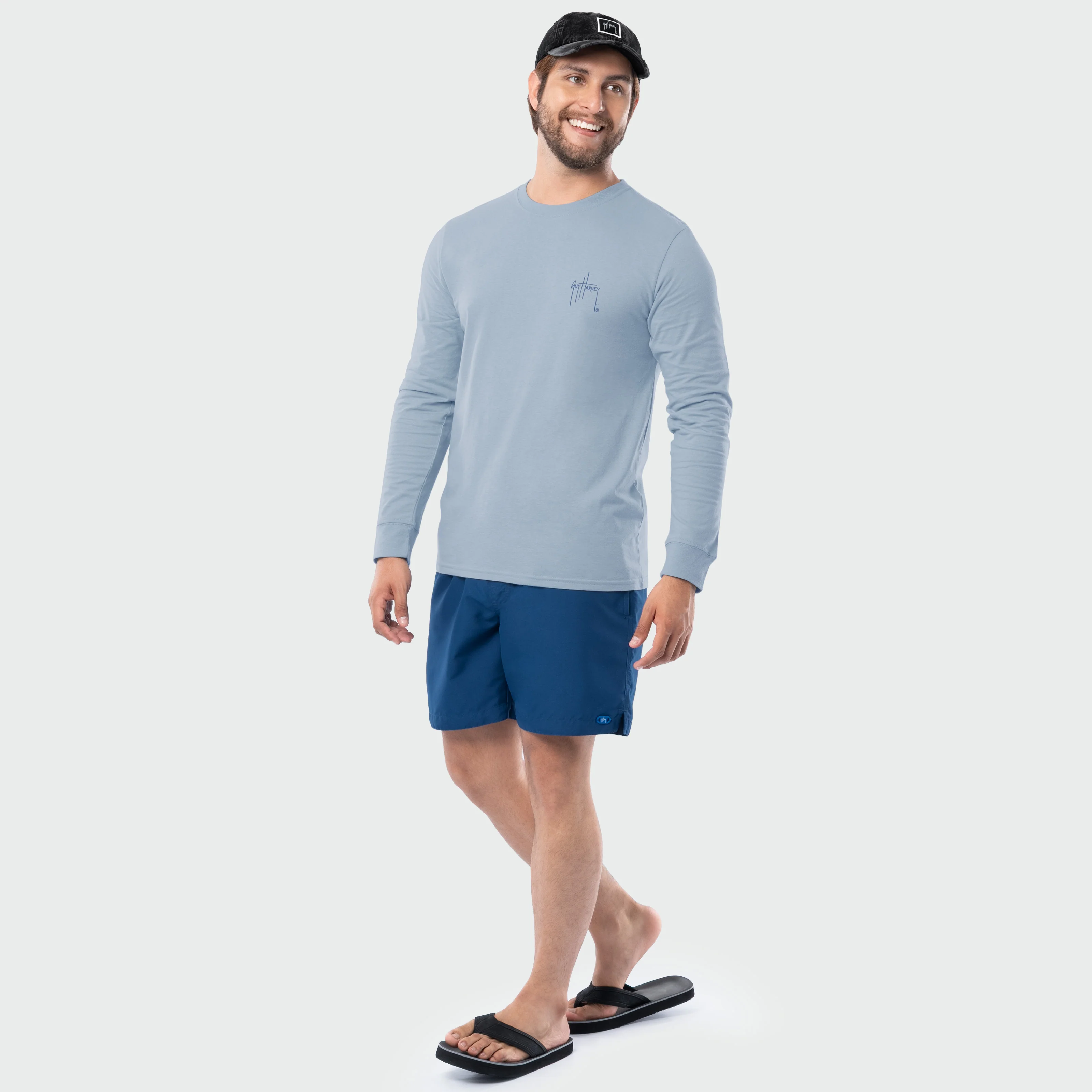HarborLite Long Sleeve Tee - Sail USA - Image 8
