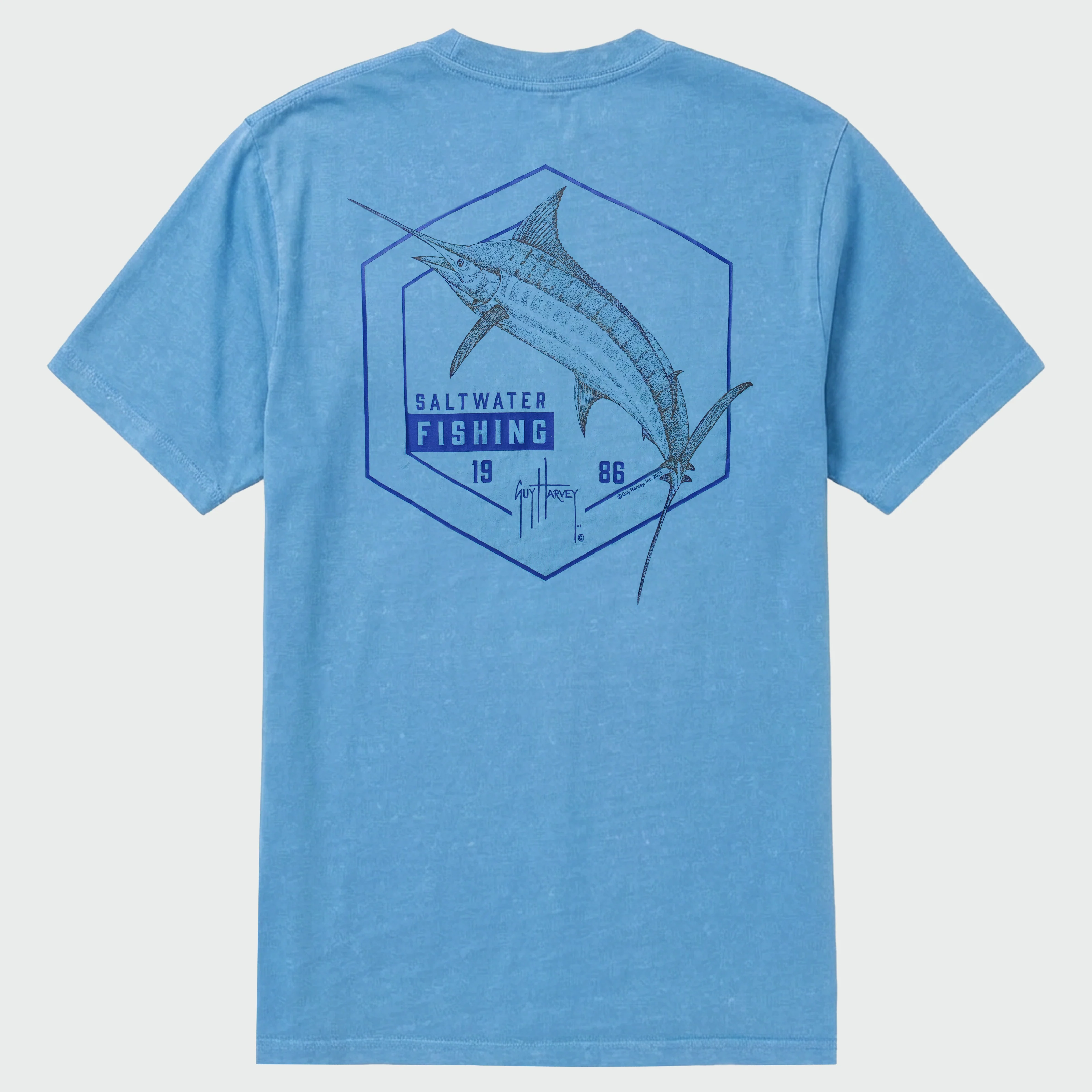 Coastal Wash Pocket Tee - Saltwater Fishing