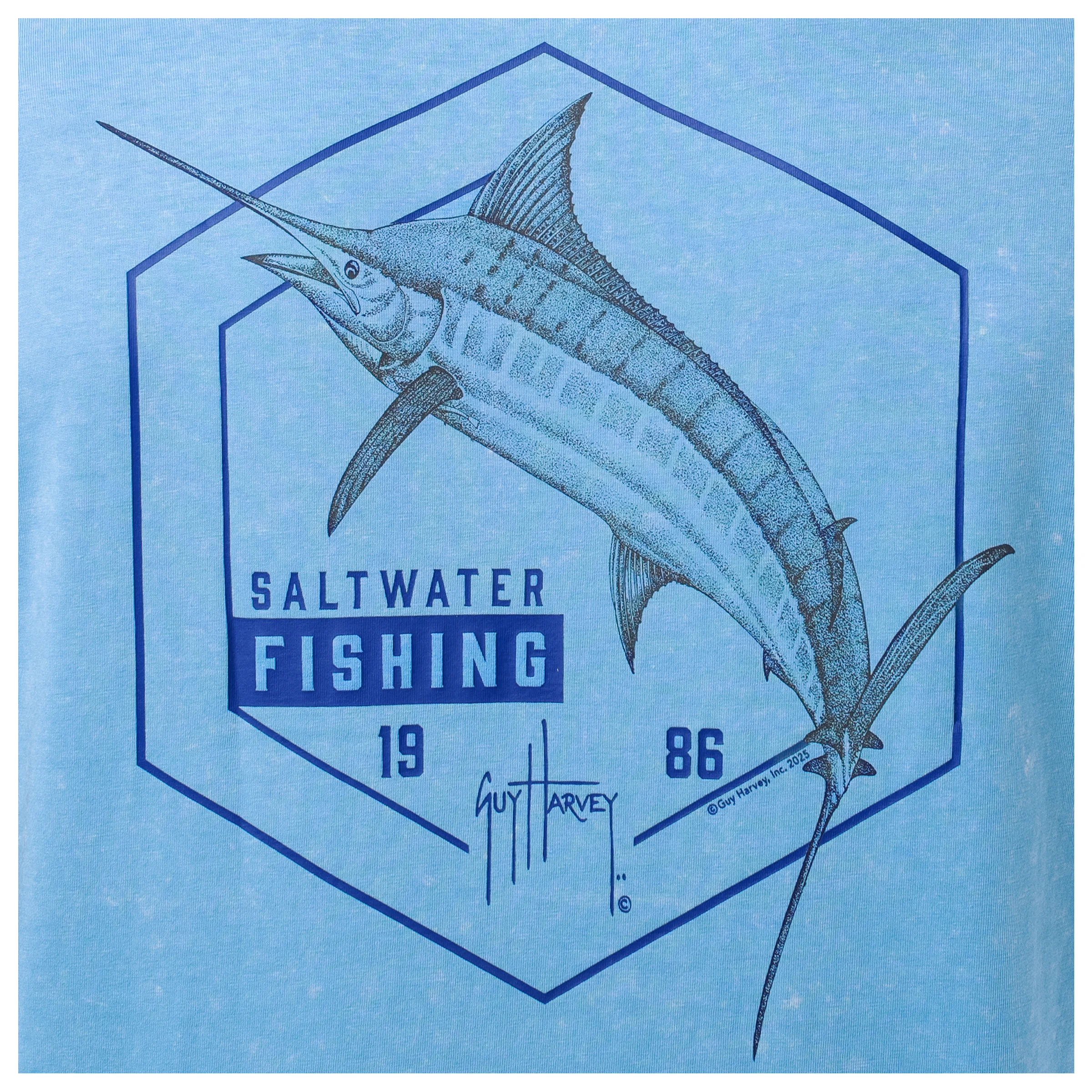 Coastal Wash Pocket Tee - Saltwater Fishing - Image 3