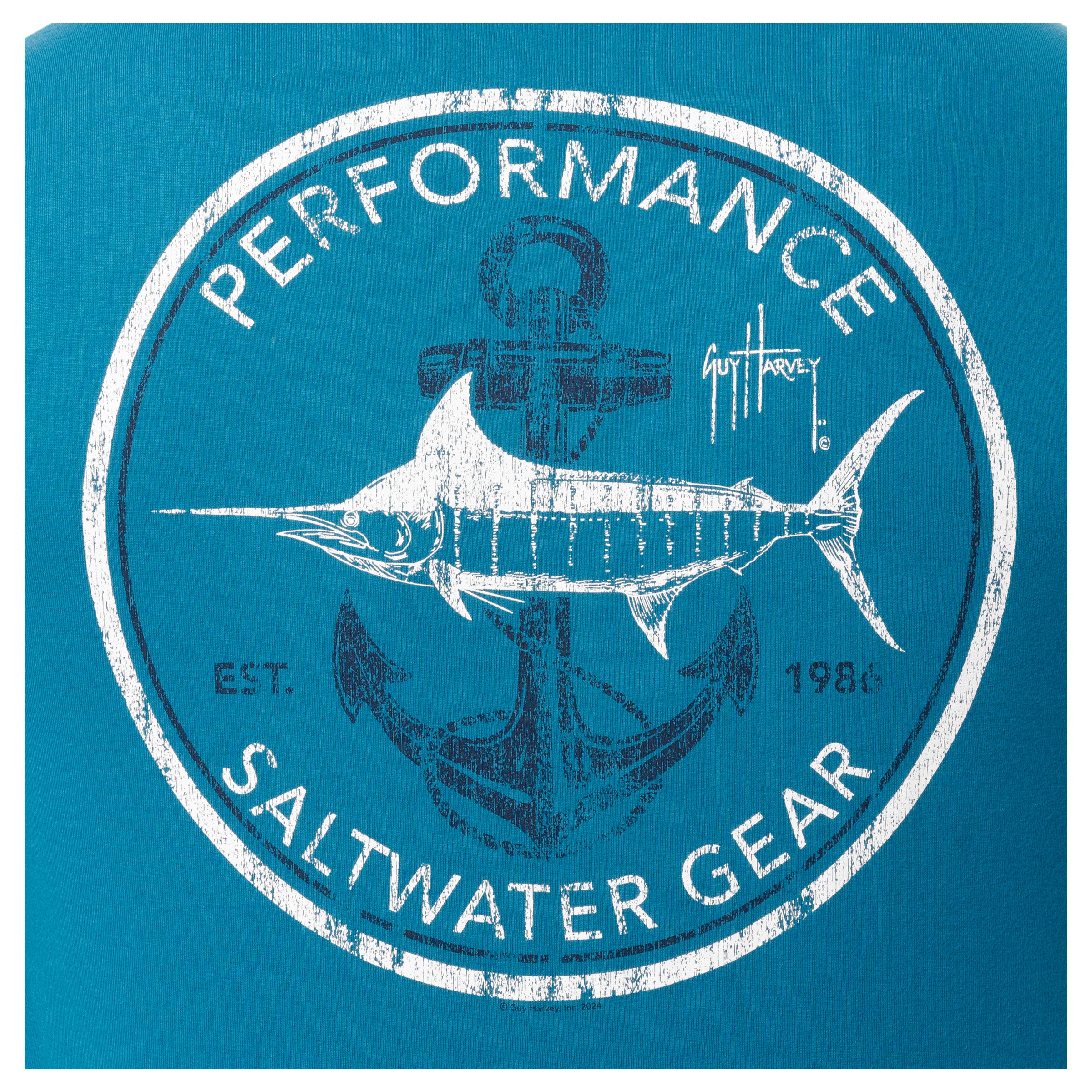 Men's Saltwater Core Short Sleeve Pocket T-Shirt - Image 3