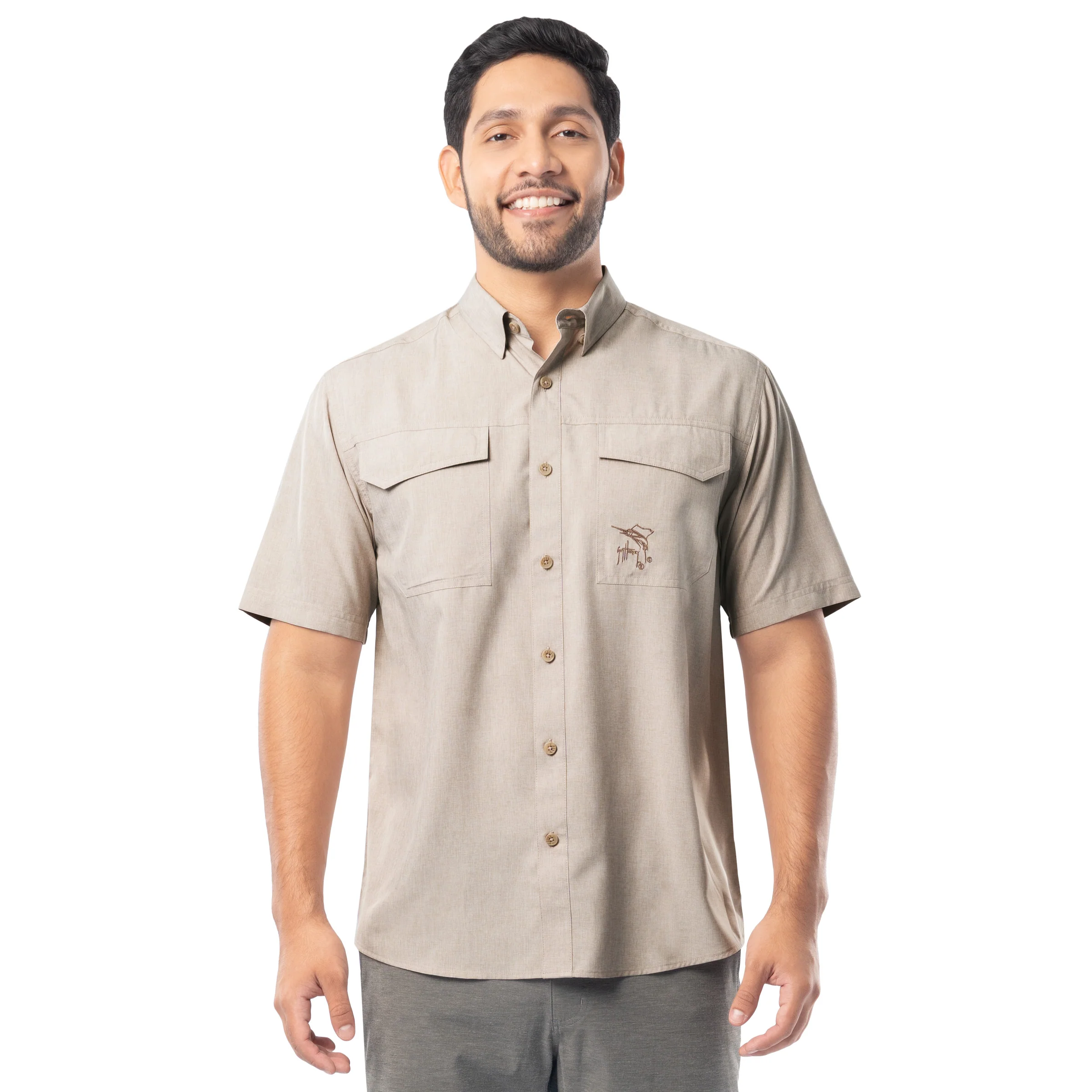 Harbor Heather Fishing Shirt