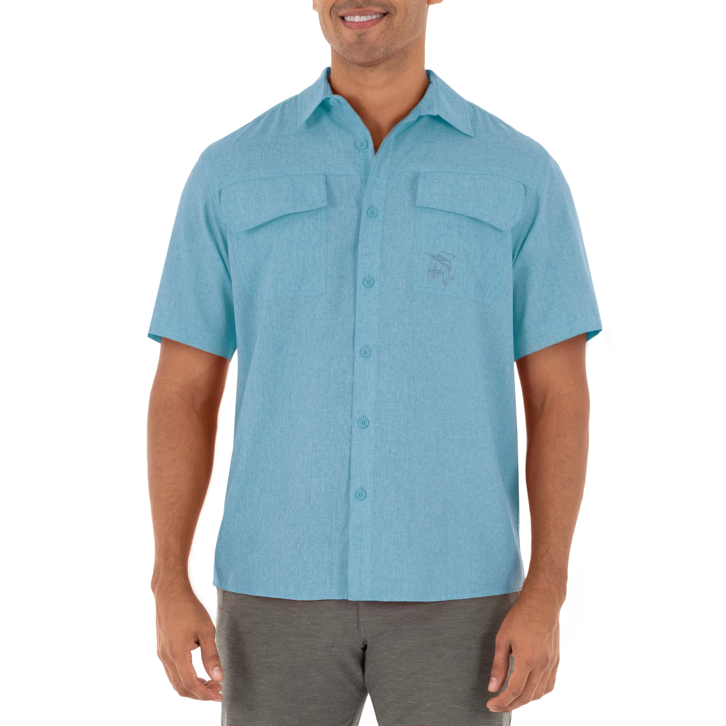 Harbor Heather Fishing Shirt - Image 23
