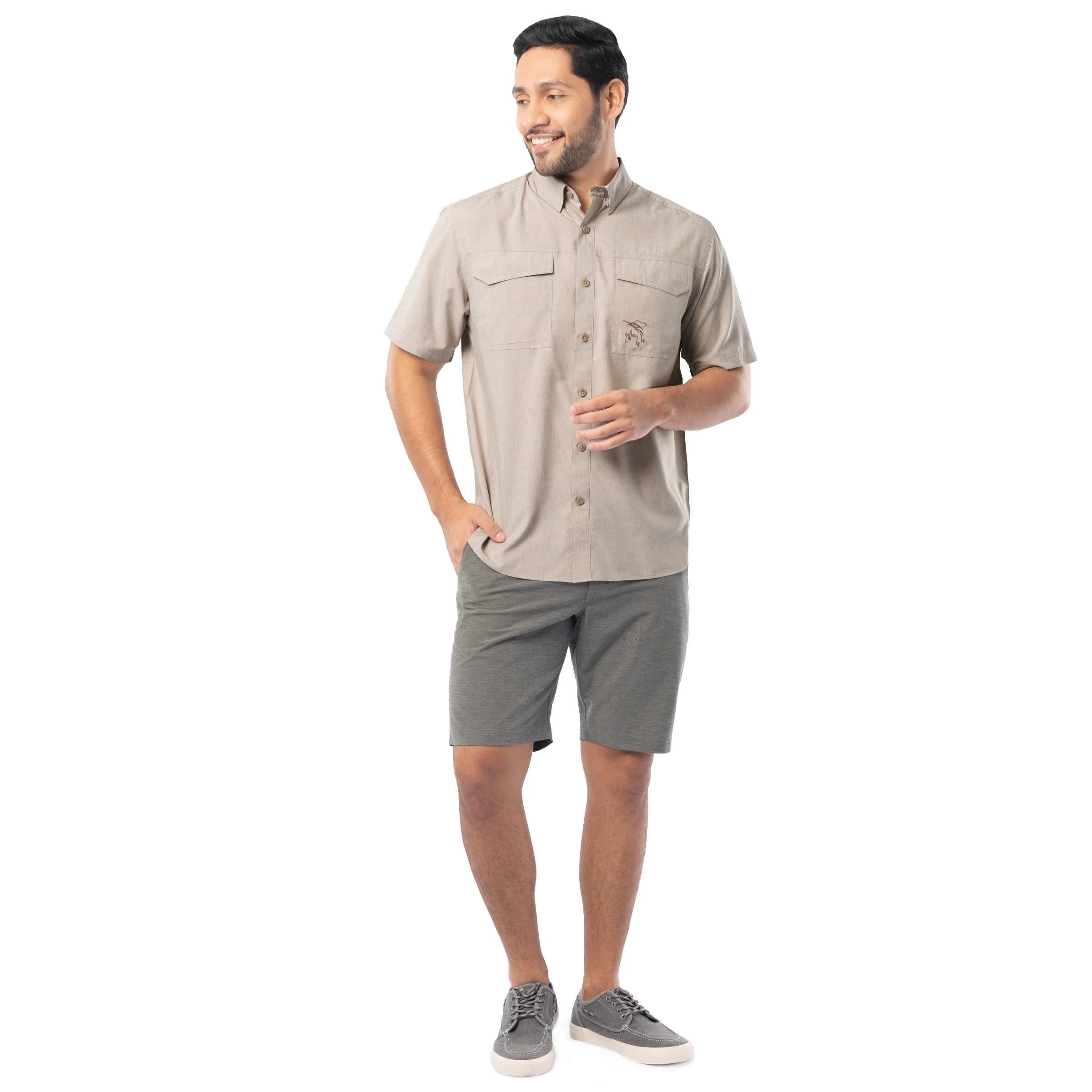 Harbor Heather Fishing Shirt - Image 8