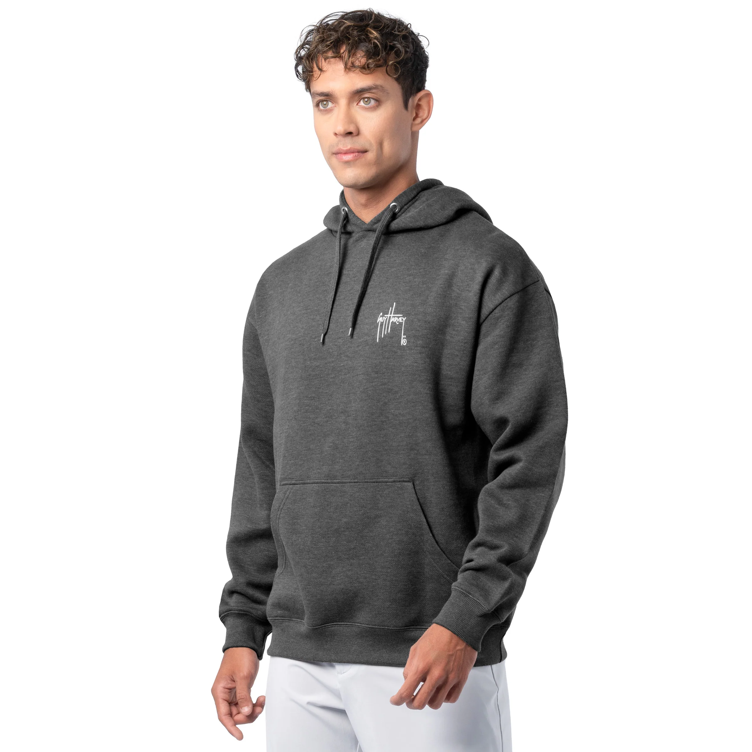 Tradewinds Fleece Hoodie - Stipple Bills Marlin - Image 5