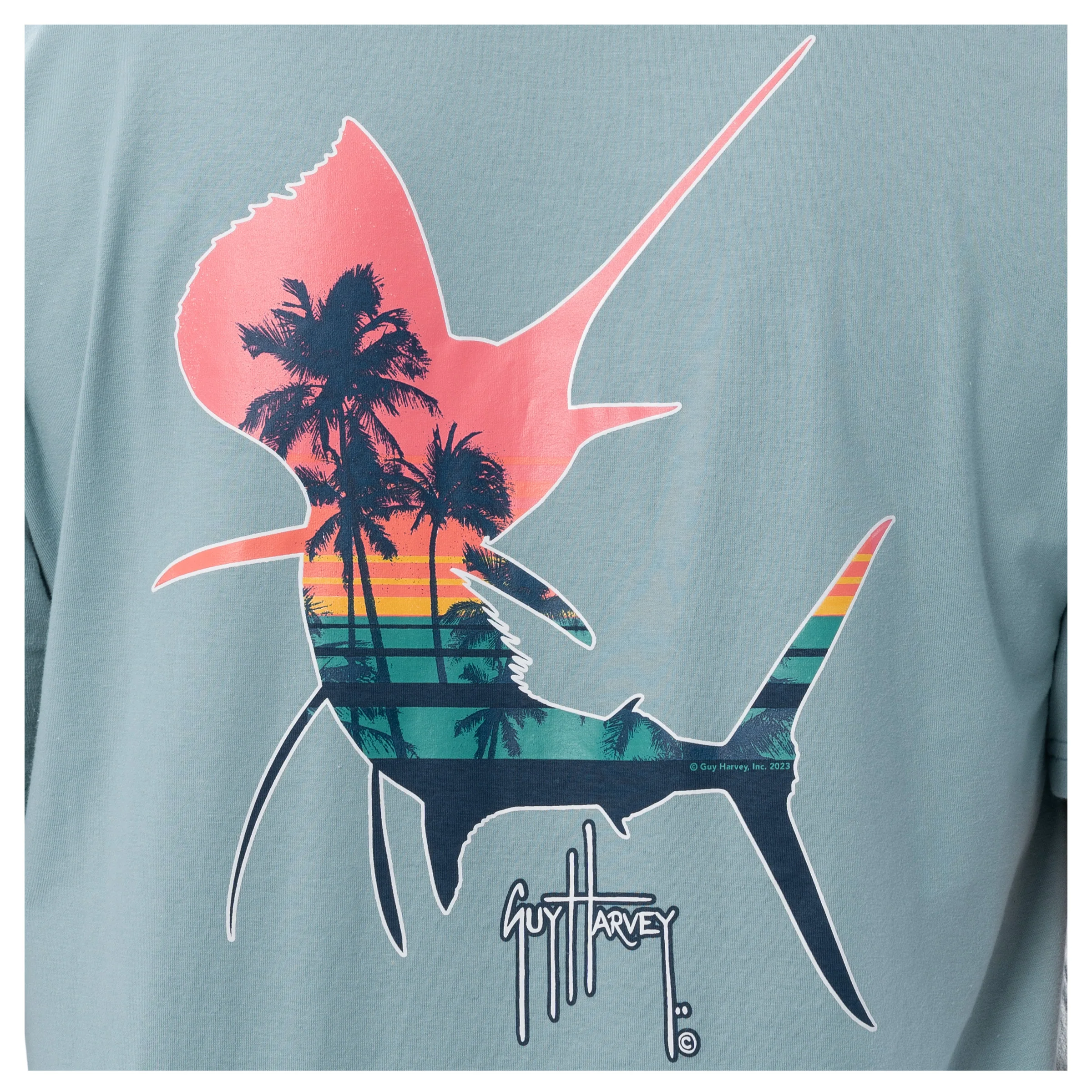 Men's Sunset Silhouette OG Short Sleeve T-Shirt - Image 3