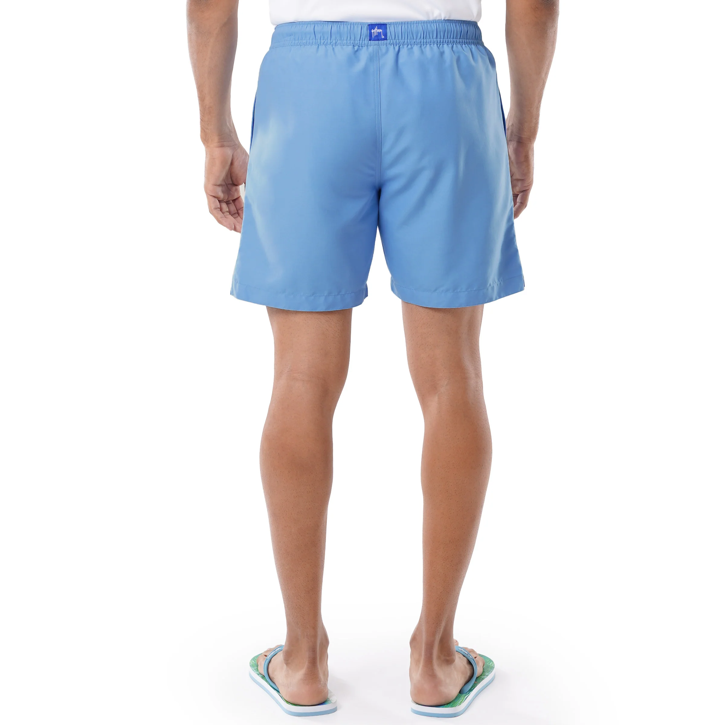 Men's Tonal Lineart Magic Print 7" Volley Swim Trunks - Image 10