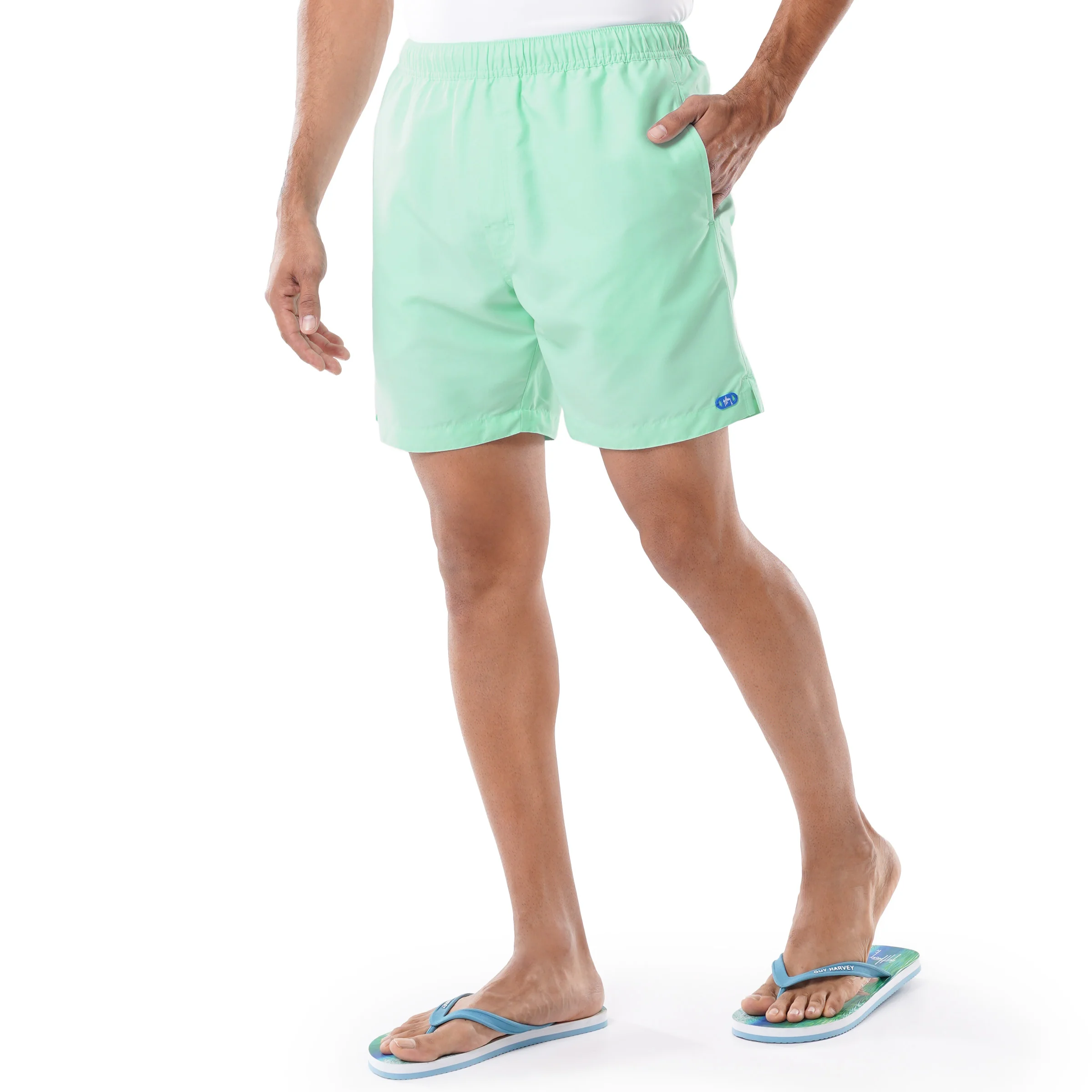 Men's Tonal Lineart Magic Print 7" Volley Swim Trunks - Image 32