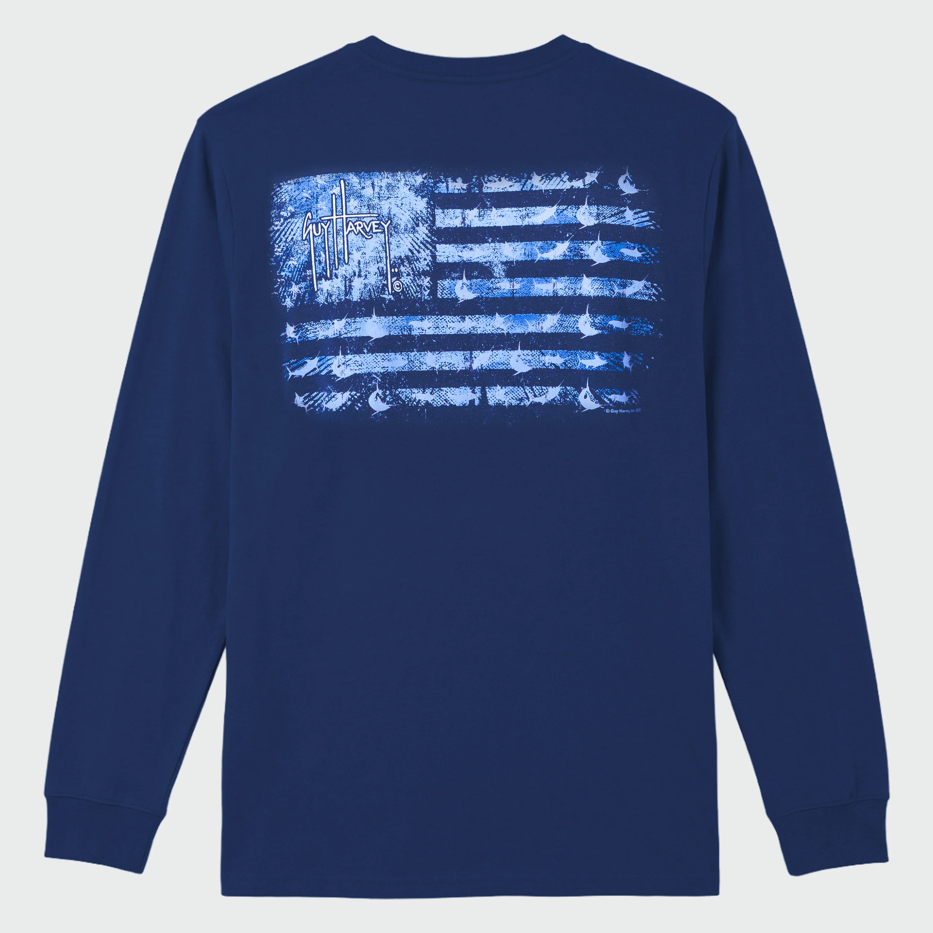 OG Long Sleeve Tee - Tonal USA Flag