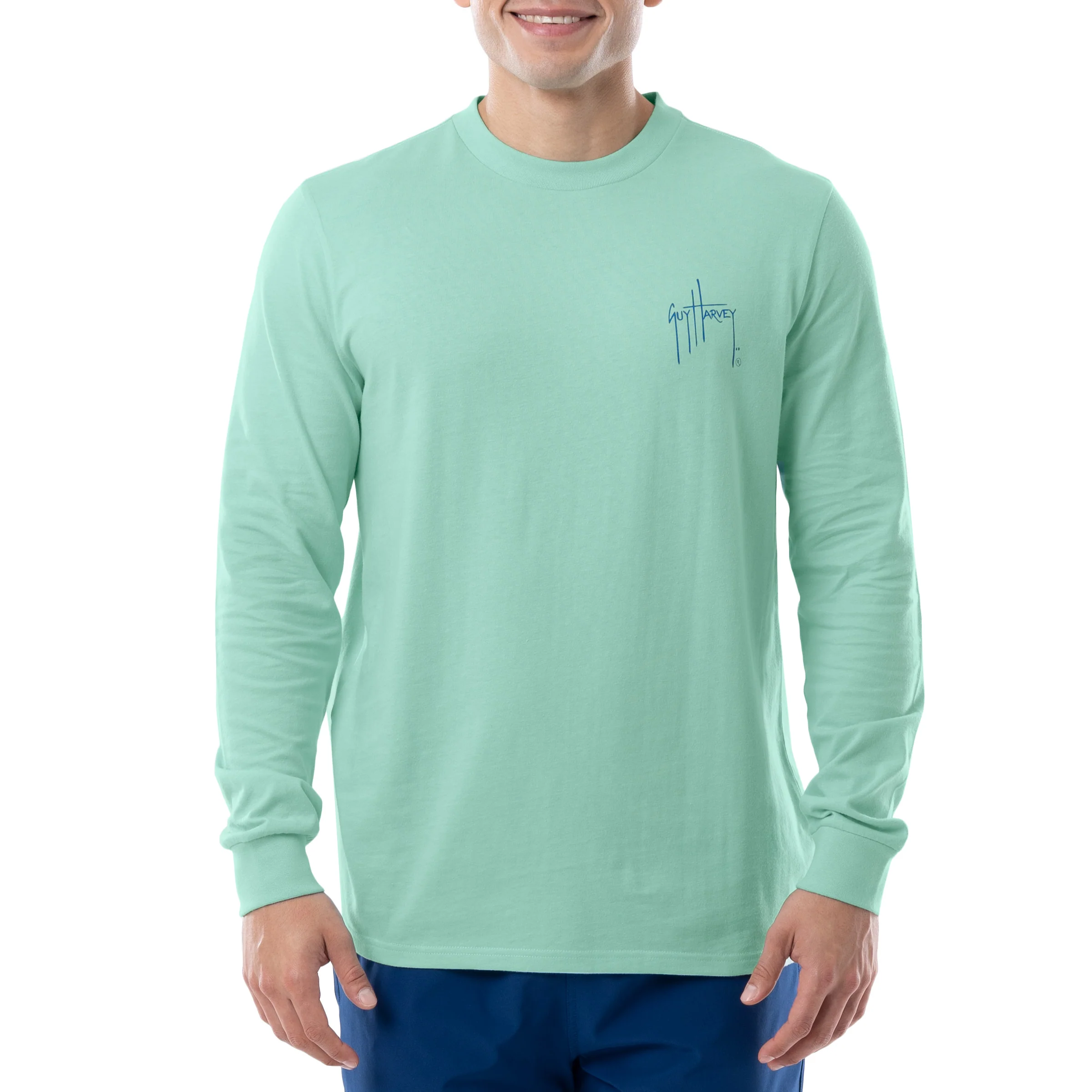 Men's Tropical Tuna Long Sleeve T-Shirt - Image 2