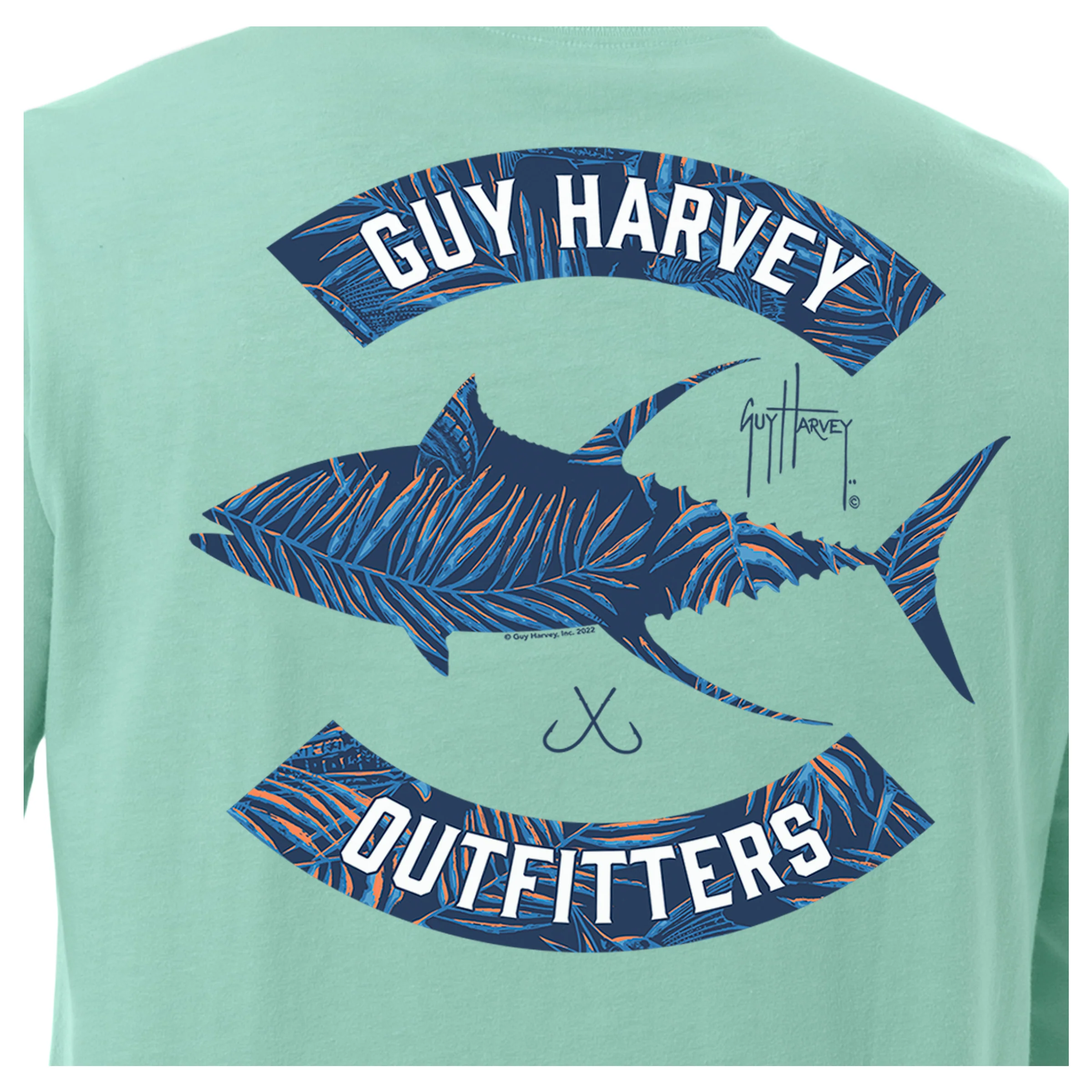 Men's Tropical Tuna Long Sleeve T-Shirt - Image 3