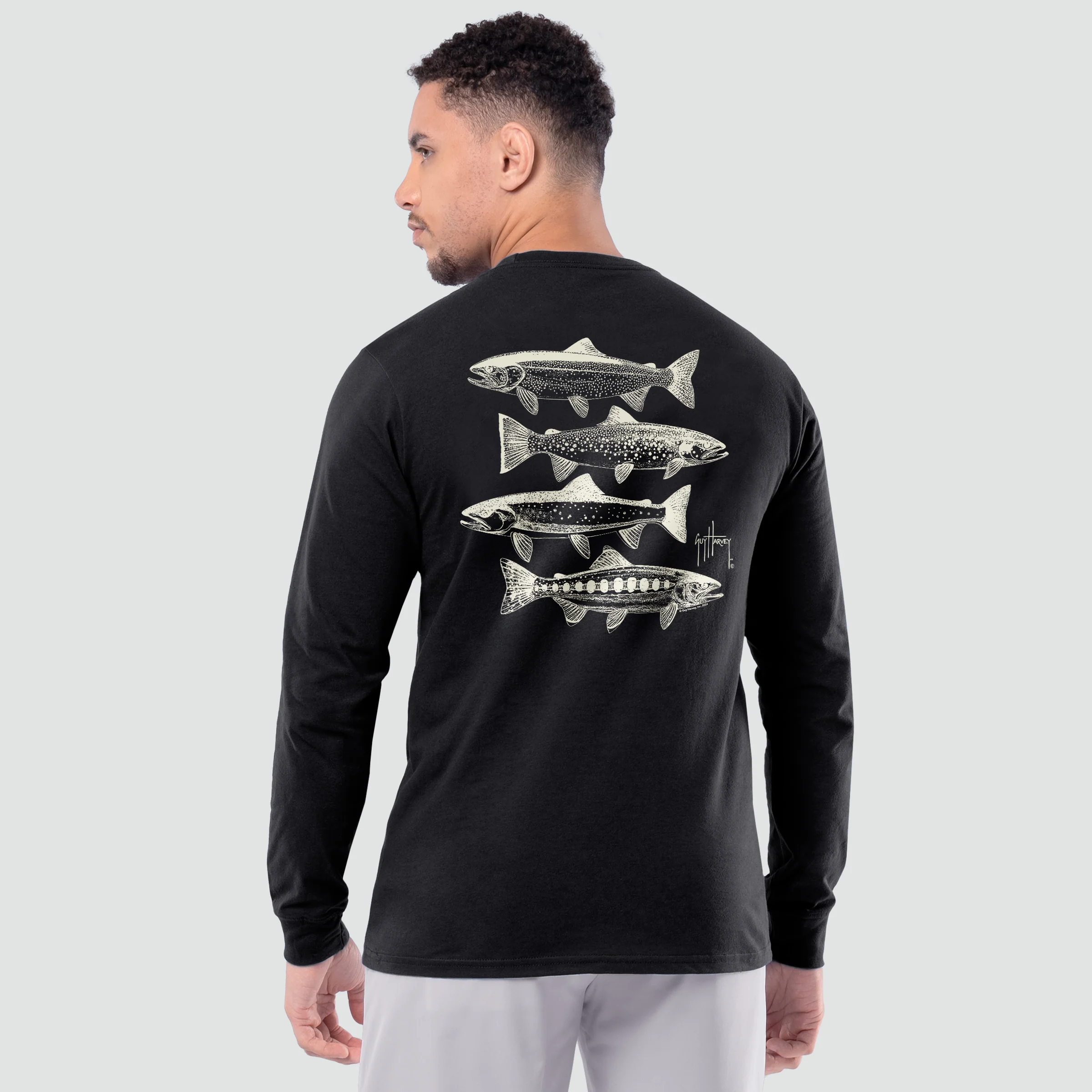 OG Long Sleeve Tee - River Collage - Image 2