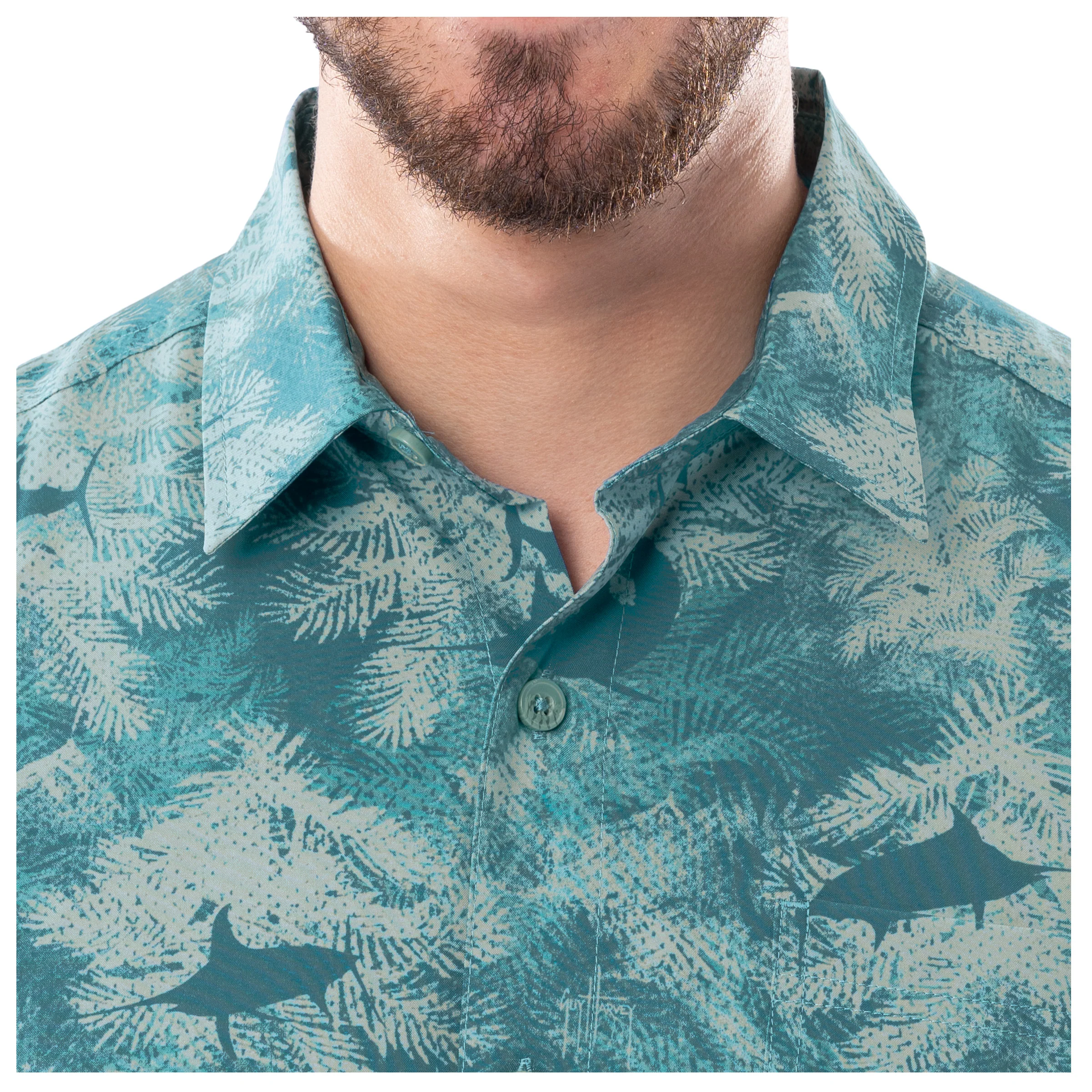 Men's Urban Palms Performance Fishing Shirt - Image 6