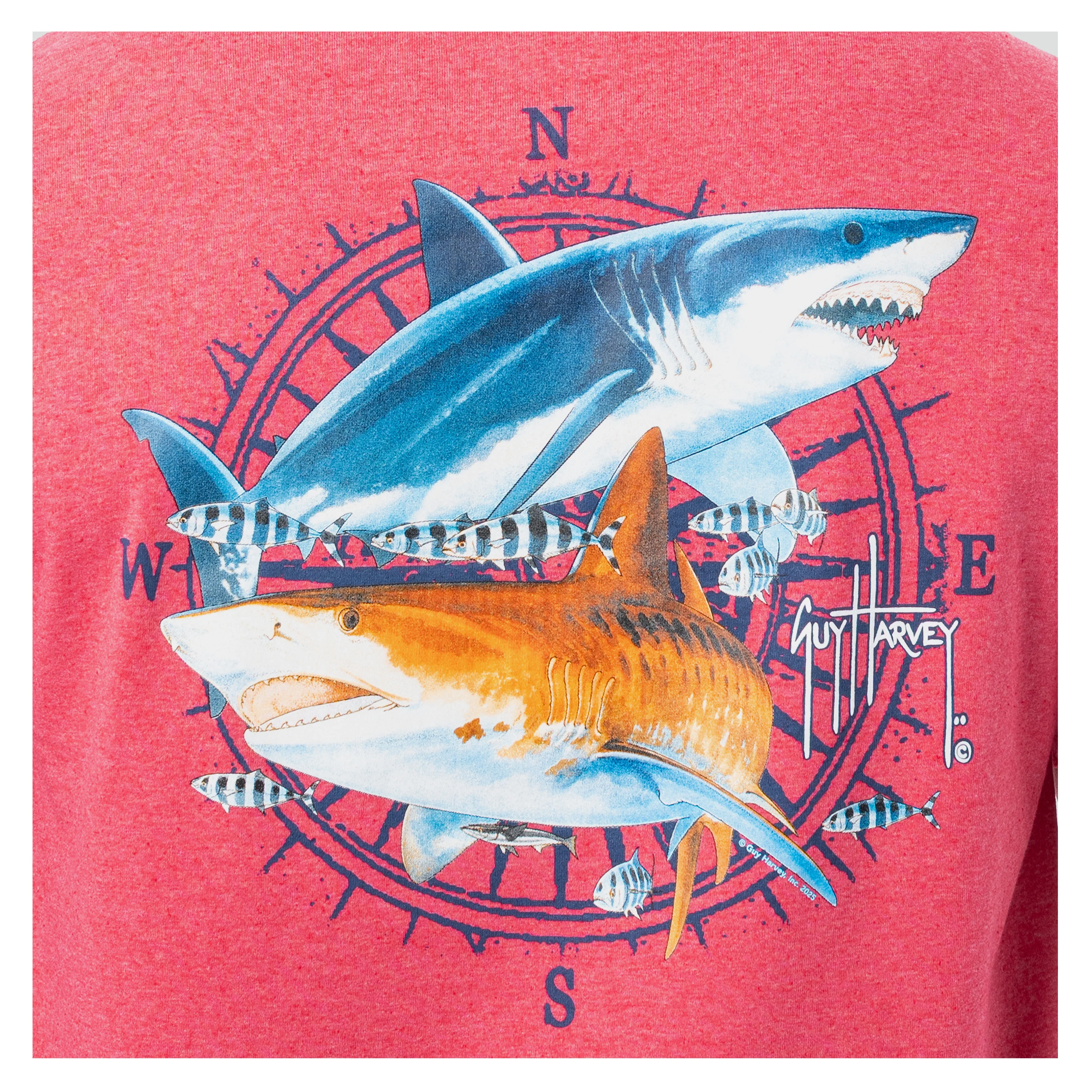 Threadcycled Tee - Vintage Sharks - Image 3