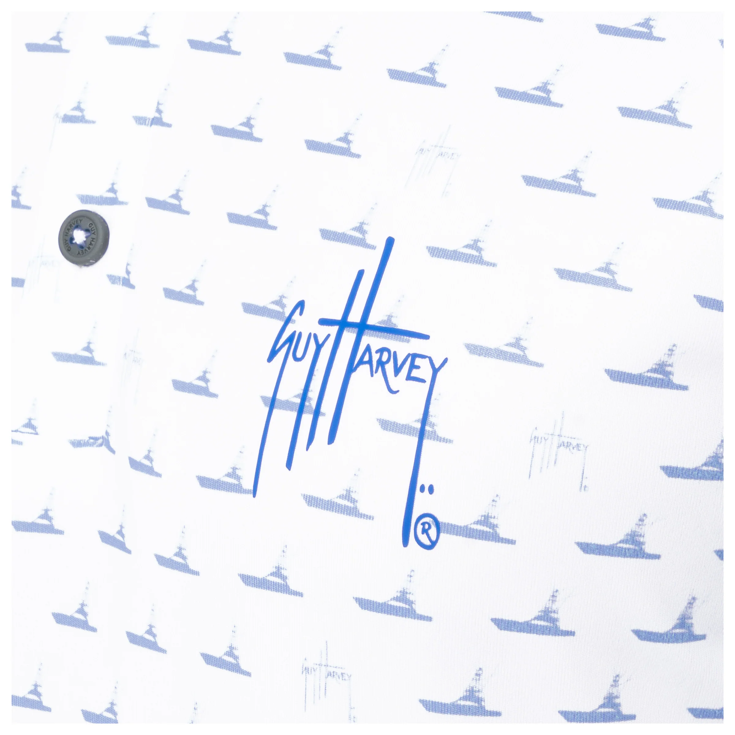 Marlin Tech Performance Polo - White Fleet - Image 5