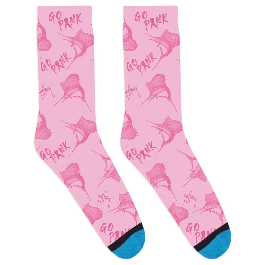 Pink Ribbon Socks