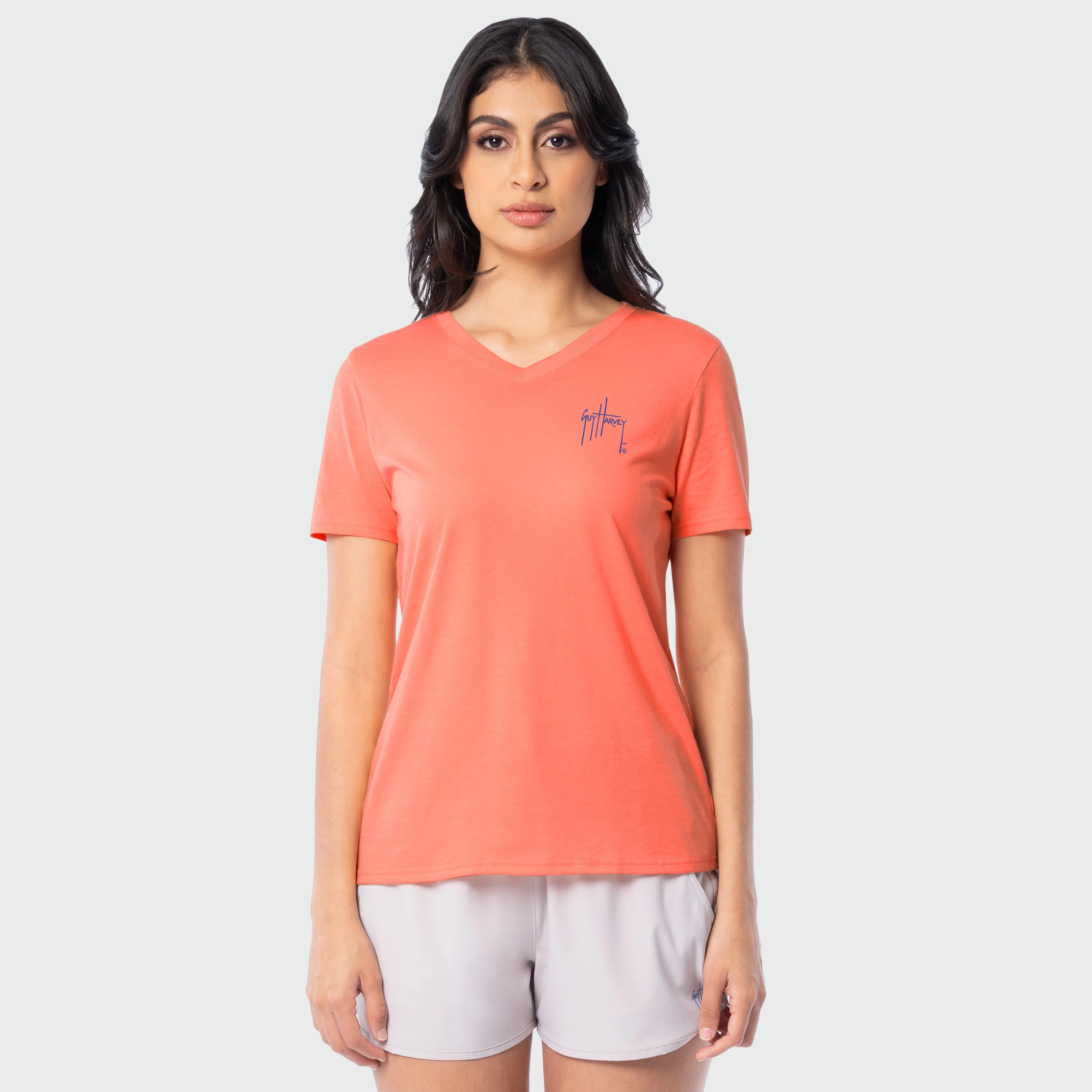 HarborLite V-Neck Tee - Paradise Turtle - Image 2
