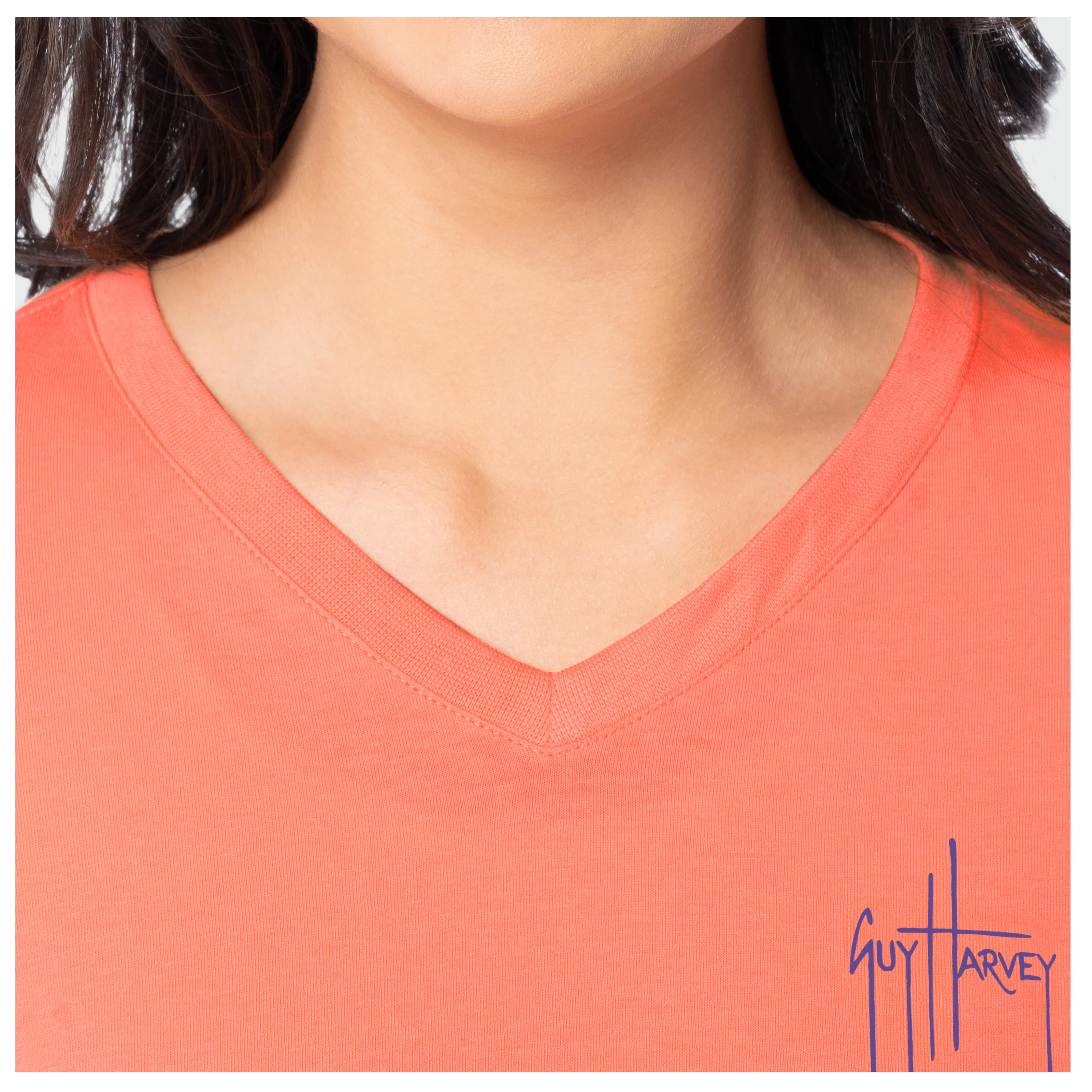 HarborLite V-Neck Tee - Paradise Turtle - Image 5