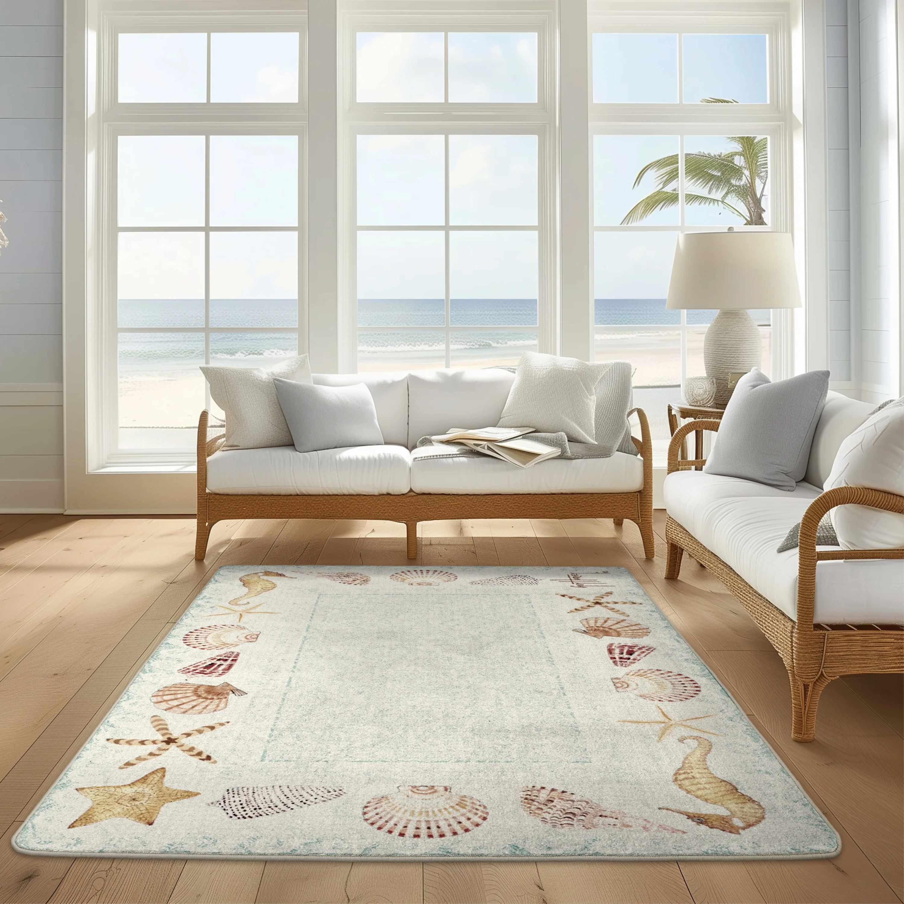 Seashell Swirl Area Rug - Image 3