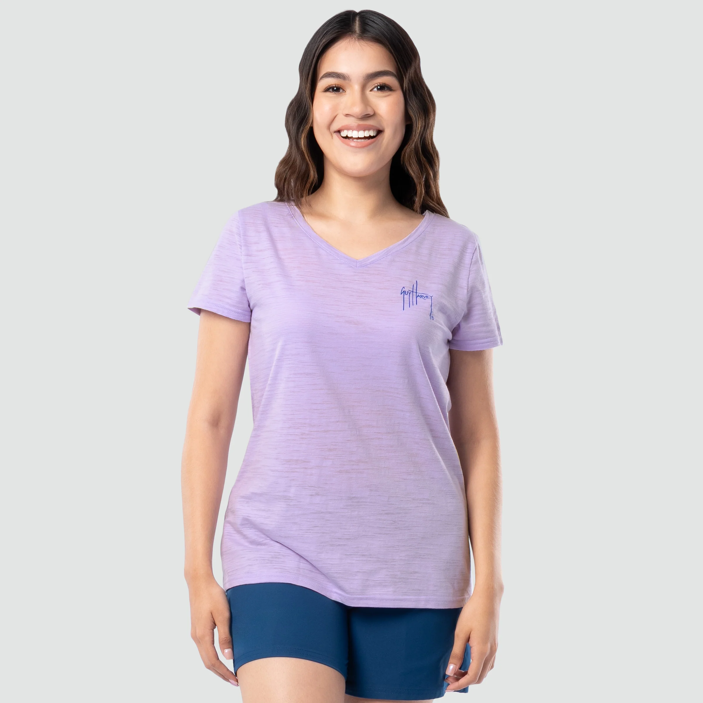 Shoreline V Neck Tee - Tropic Vibes - Image 2