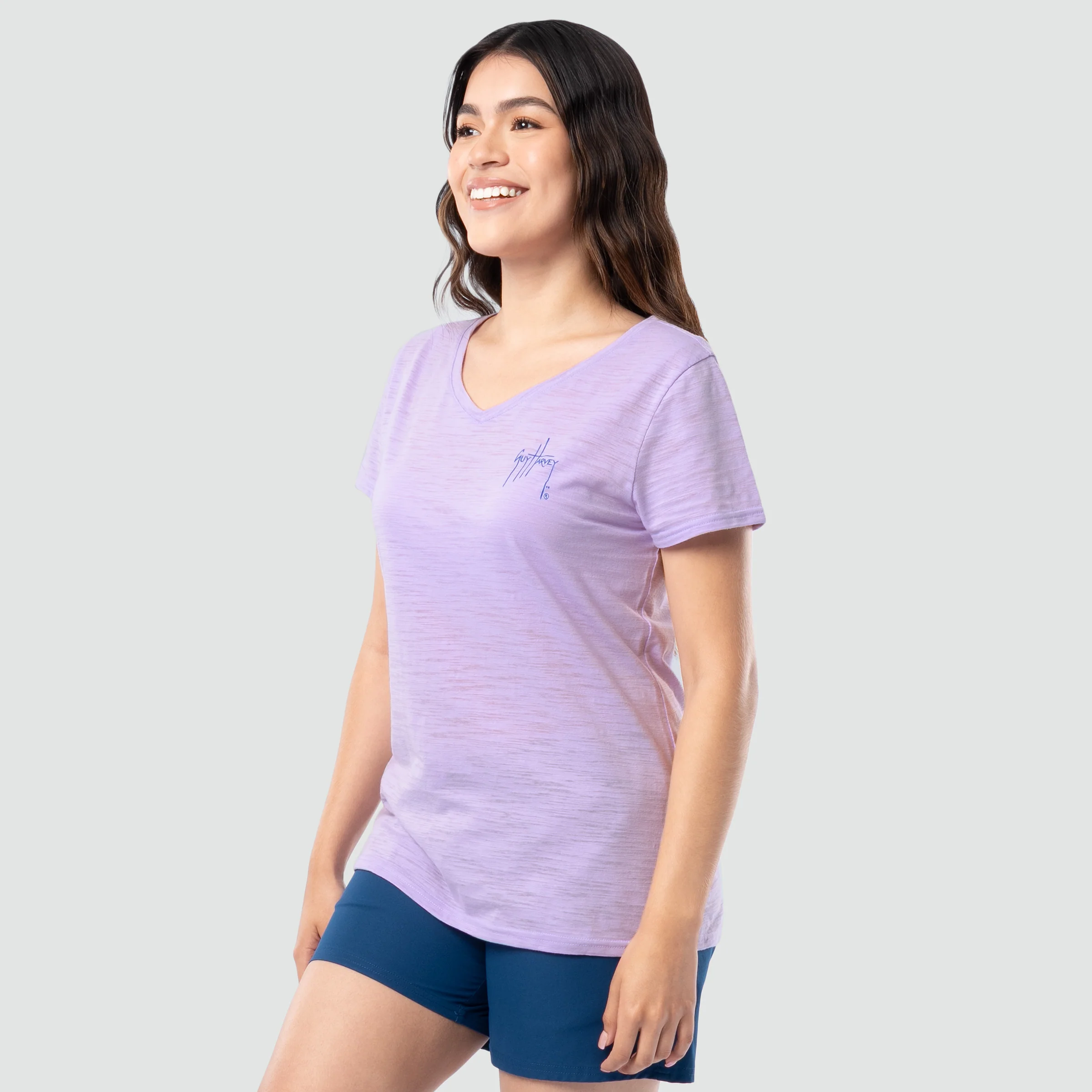 Shoreline V Neck Tee - Tropic Vibes - Image 3