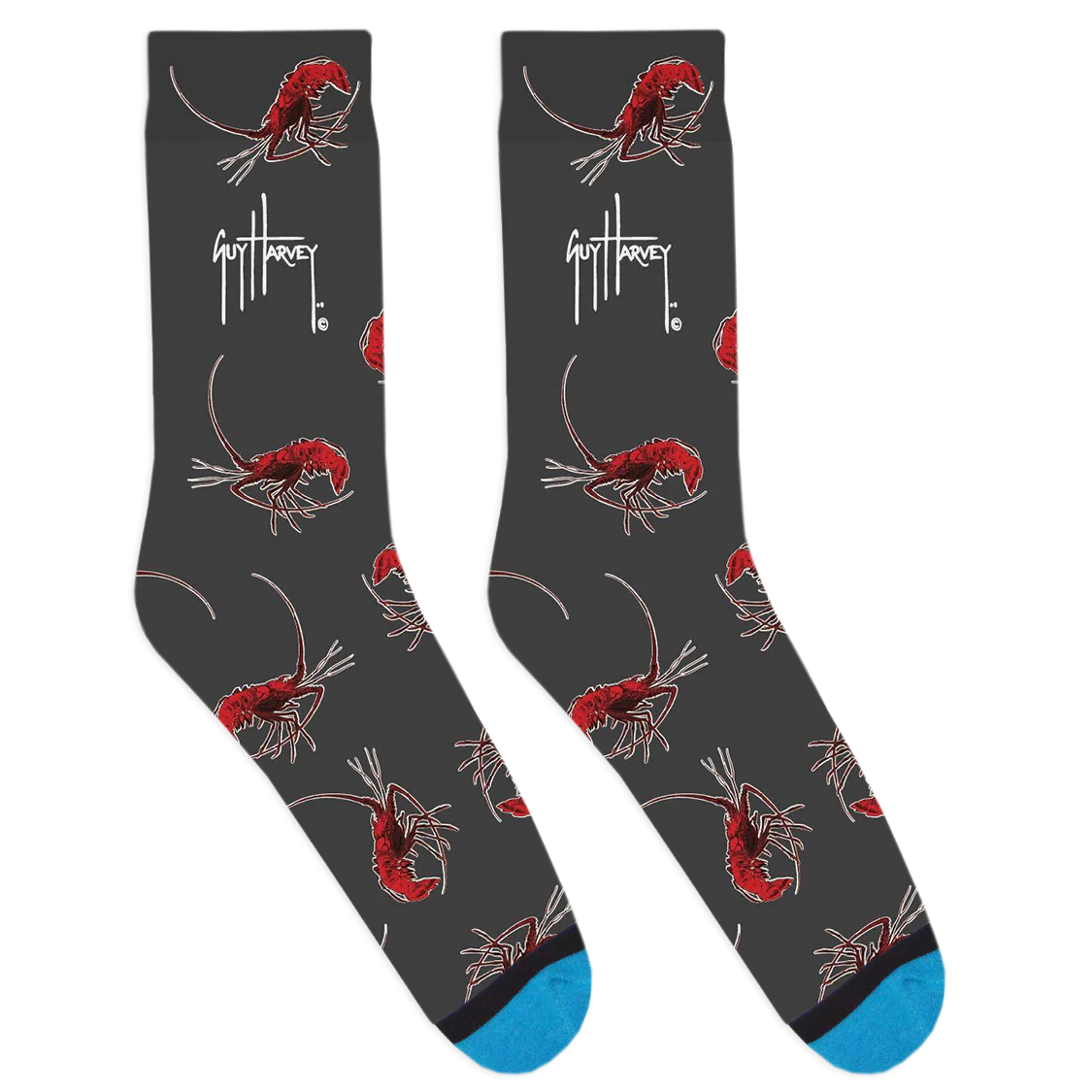 Spiny Lobster Grey Socks