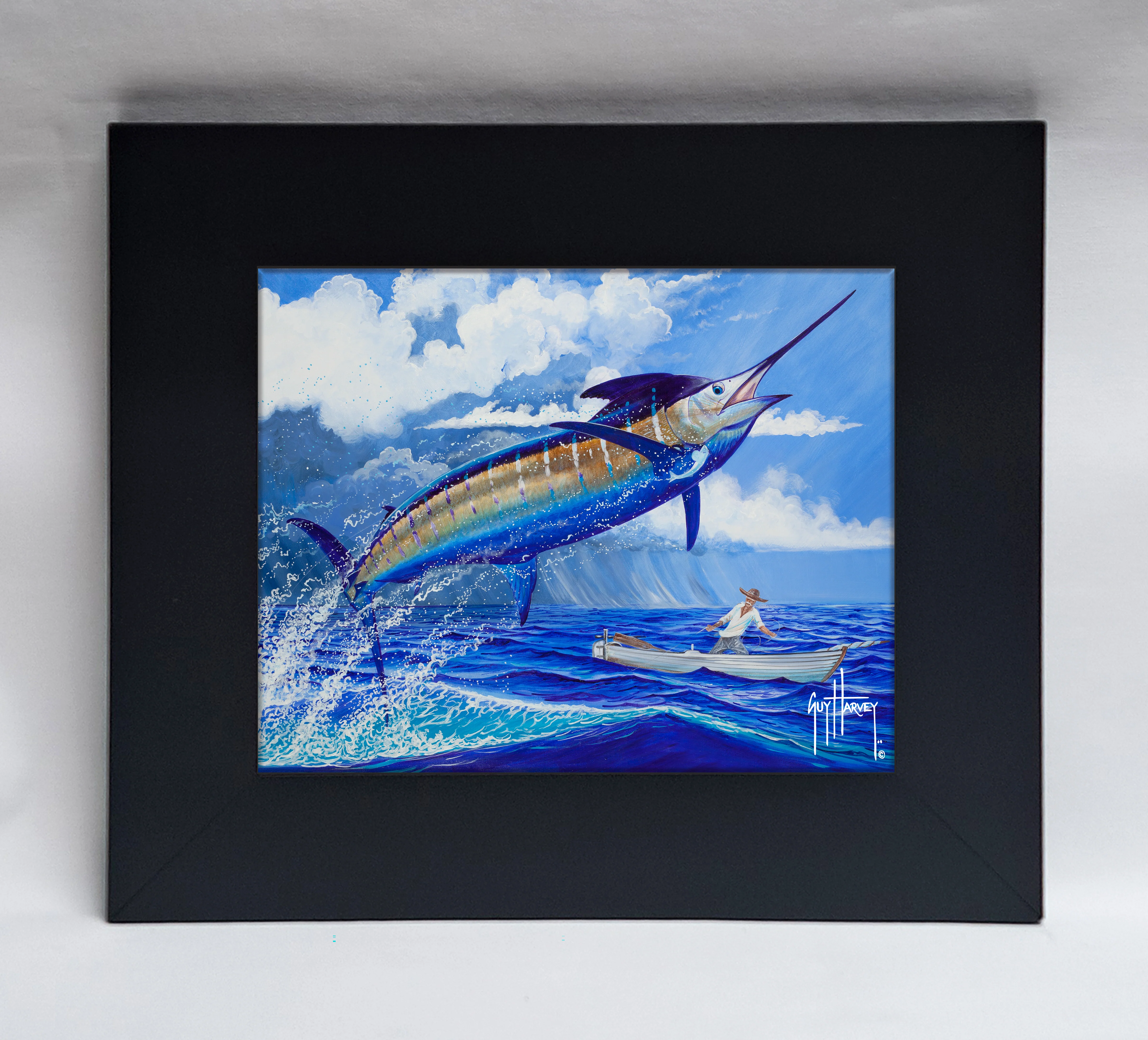 "Stormy Blue" Tile Art - Image 2