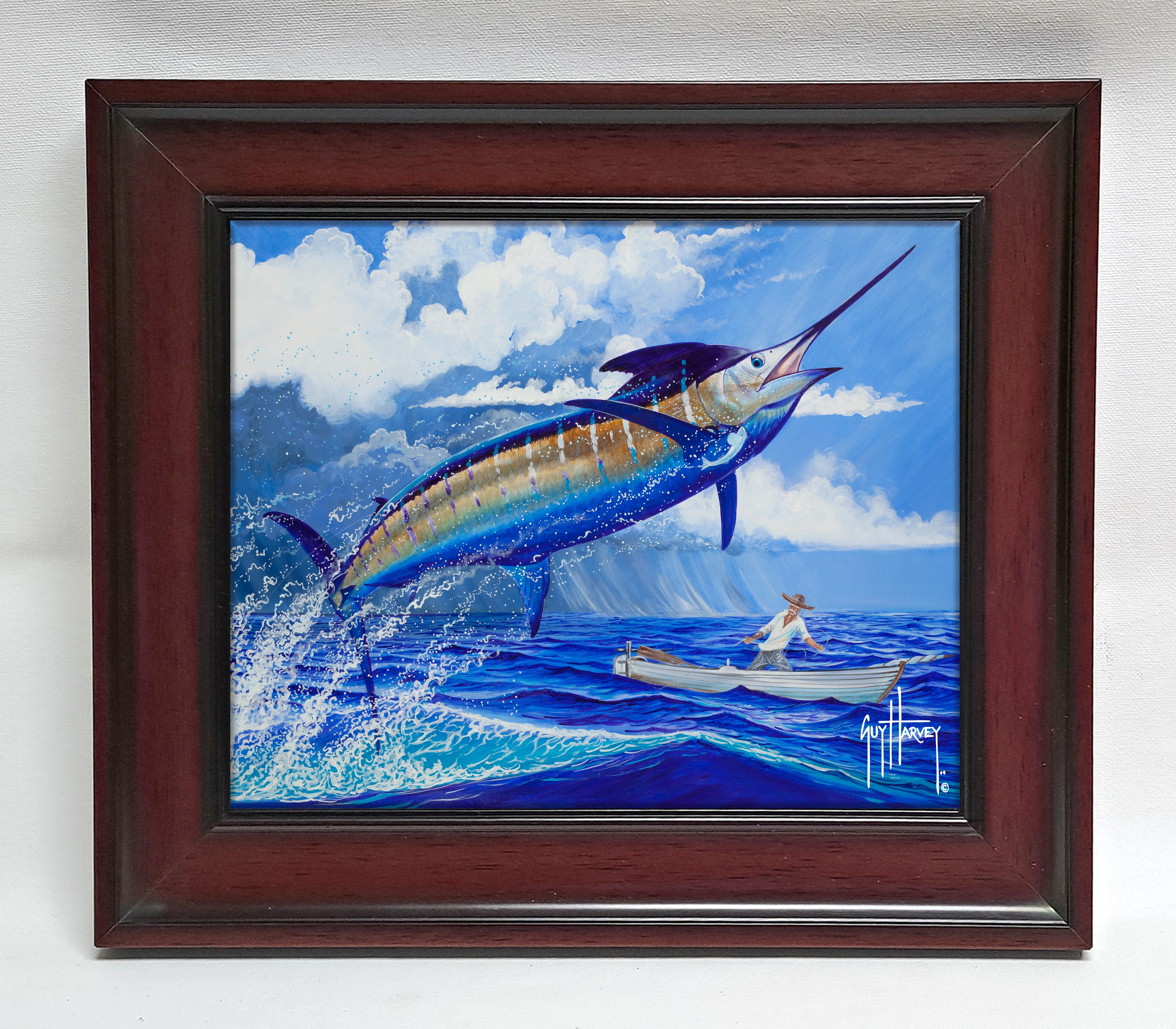 "Stormy Blue" Tile Art - Image 3