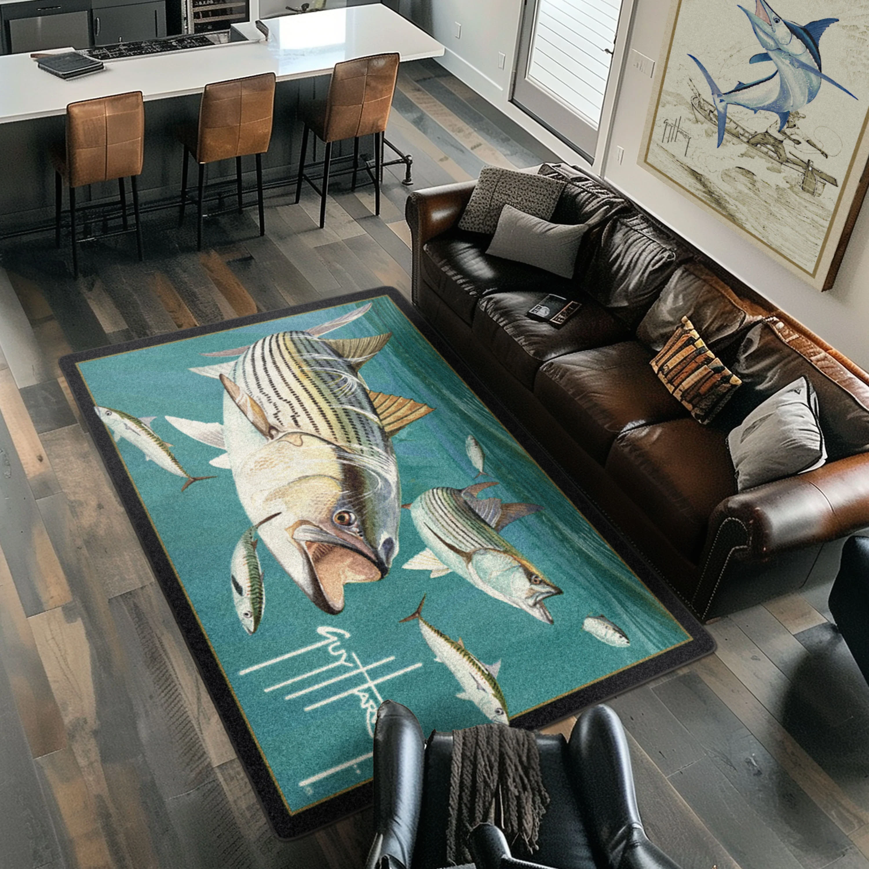 Stripped Bass Area Rug - Image 2